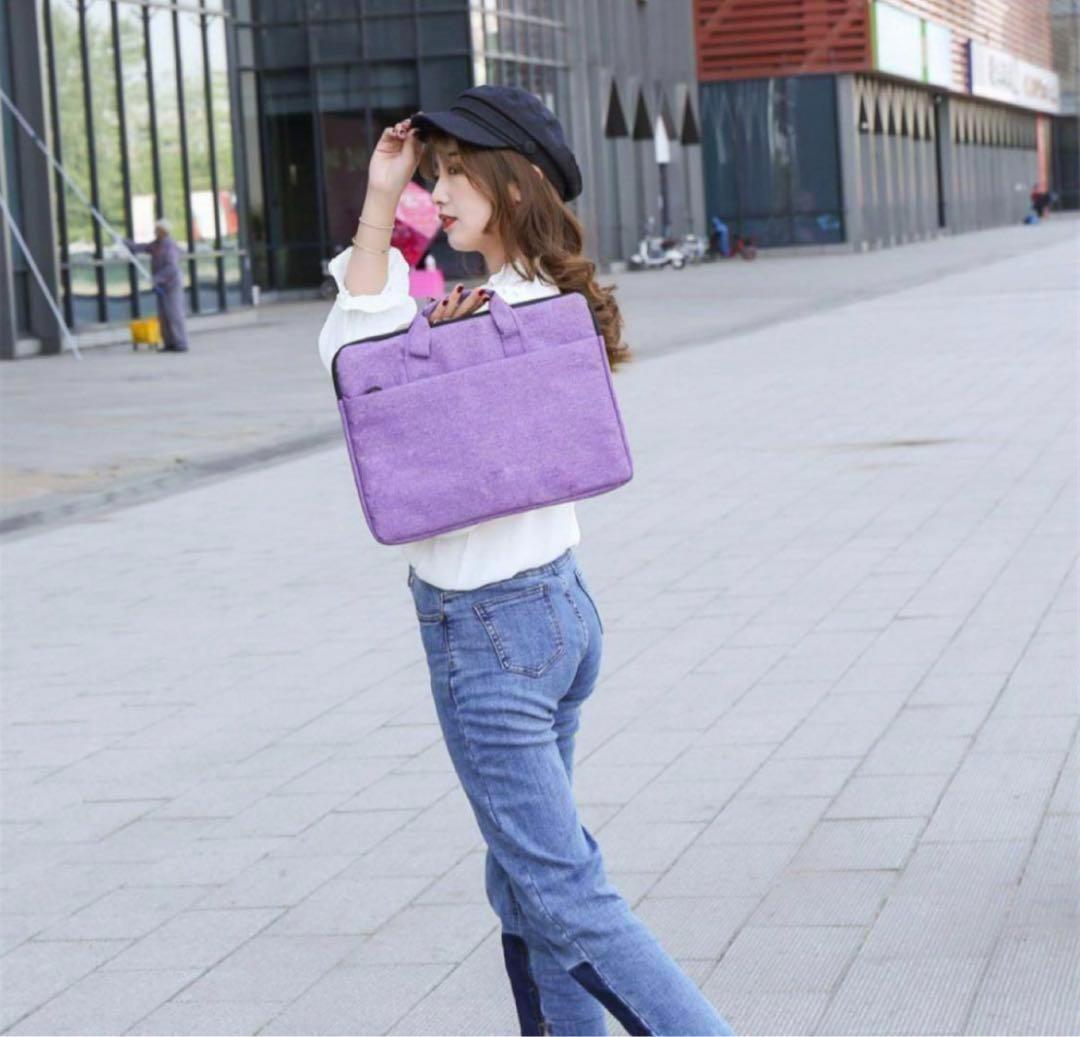 PC case purple 15 -inch waterproof processing tablet laptop protective cover tablet personal computer bag commuting going to school 
