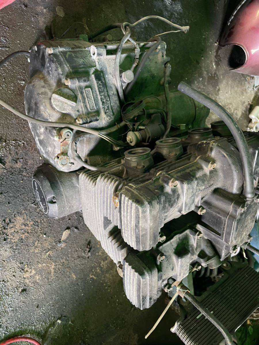 スズキGSX400FS 旧 インパルス エンジン gk72a 検 BEET gsx400f gs400xf エンジン フレーム タンク 外装の画像1