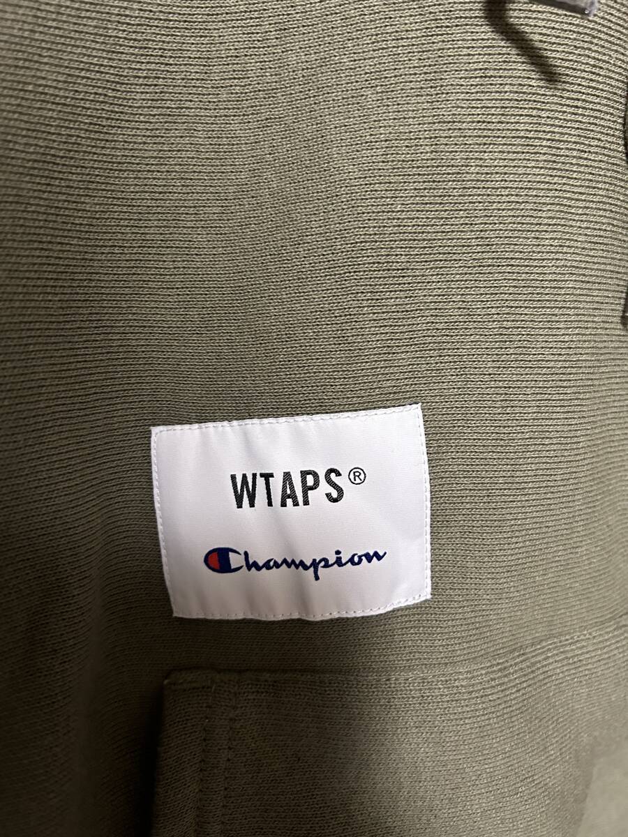 WTAPS × CHAMPION　202HBCHD-CSM04S / BLANK HOODED / OLIVE DRAB ダブルタップス × チャンピオン 2021年 第１弾 _画像6