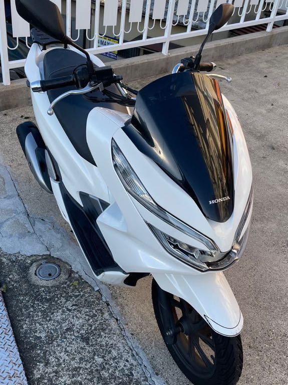 大阪より★乗って帰れます。2019 PCX125 JF81 スマートキー2個 駆動系交換済み グリップヒーター、リアキャリア付きの画像4