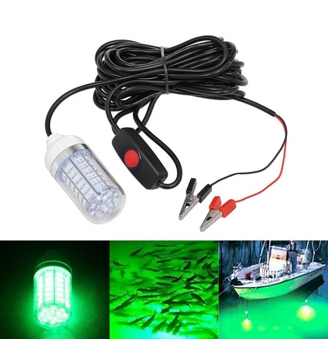 グイグイ集まる！ 集魚灯オレンジ　108LED 高輝度 夜釣りの必需品！ 水中ライト ON/OFF スイッチ付き 海外で大人気 新品 送料無料 国内発送_画像8