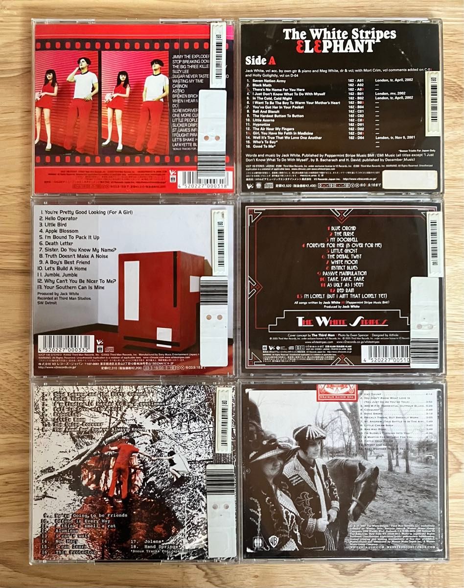 ホワイト・ストライプス The White Stripes CDセット レンタル使用品