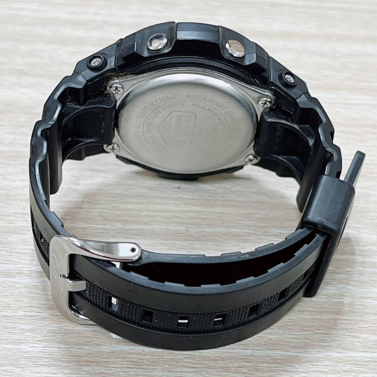カシオ CASIO ジーショック G-SHOCK SHOCK RESIST AWG-M100 タフソーラー 腕時計 黒文字盤 ブラック【17507_画像5