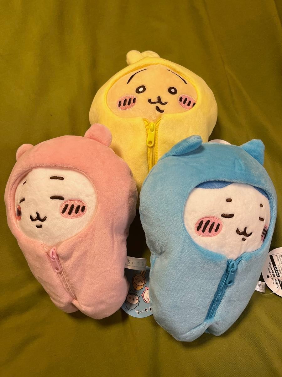 【単品売り可】ちいかわ ハチワレ うさぎ　寝袋ぬいぐるみ