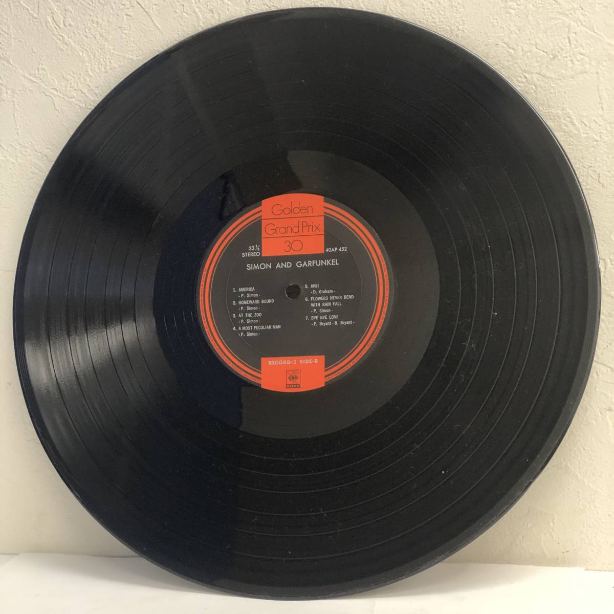 [中古] LPレコード「サイモンとガーファンクル：Simon & Garfunkel」 2枚組 33 1/3rpm 音楽 レトロ_画像6