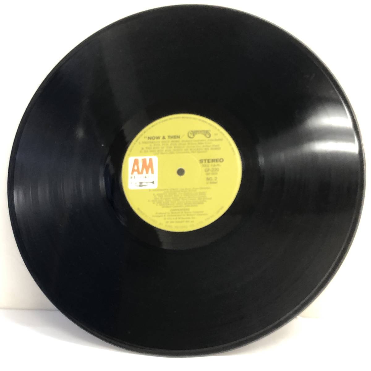 [中古] LPレコード「CARPENTERS：NOW & THEN」 33 1/3rpm カーペンターズ 洋楽 音楽 レトロ_画像5