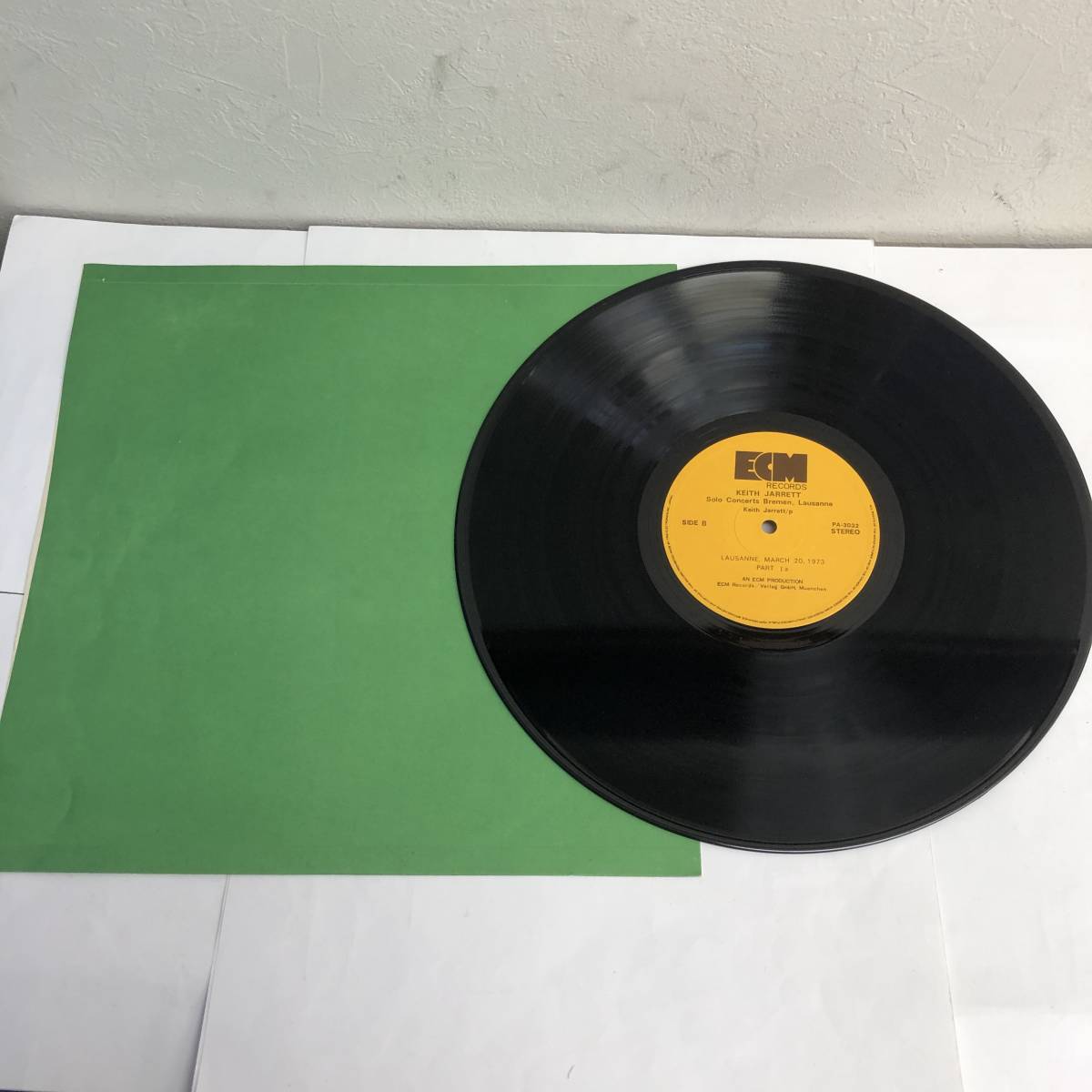 [中古] LPレコード「キース・ジャレット：ソロコンサート」 3枚組 33 1/3rpm ピアノ Keith Jarret 音楽 レトロ_画像5