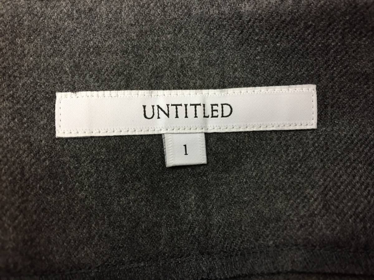 [洋服] スカート「UNTITLED：アンタイトル」サイズ：1 灰色：グレー系 ワールド 膝下くらい レディース：女性_画像2