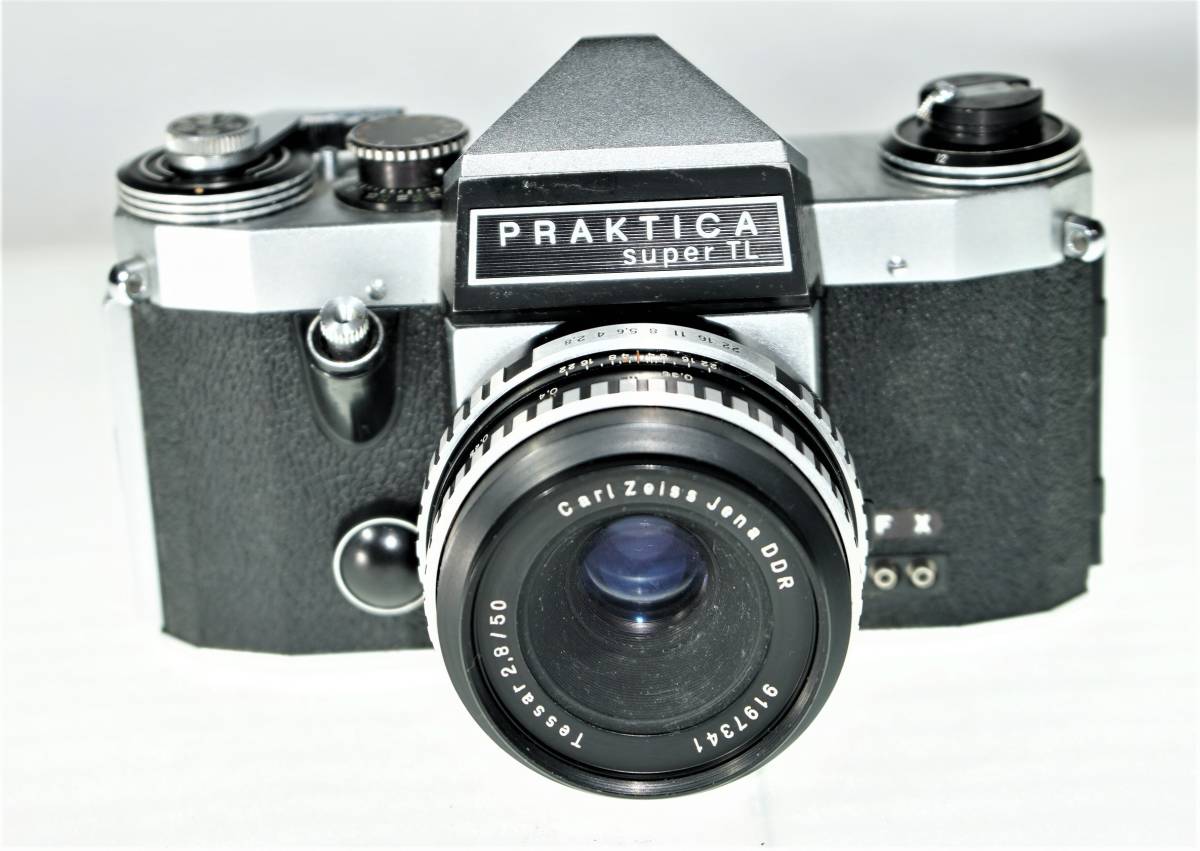 クラシックカメラ・ドイツ・プラクチカ『PRAKTICA super TL 』+ツアイス・テッサ―2.8/50mm_画像1