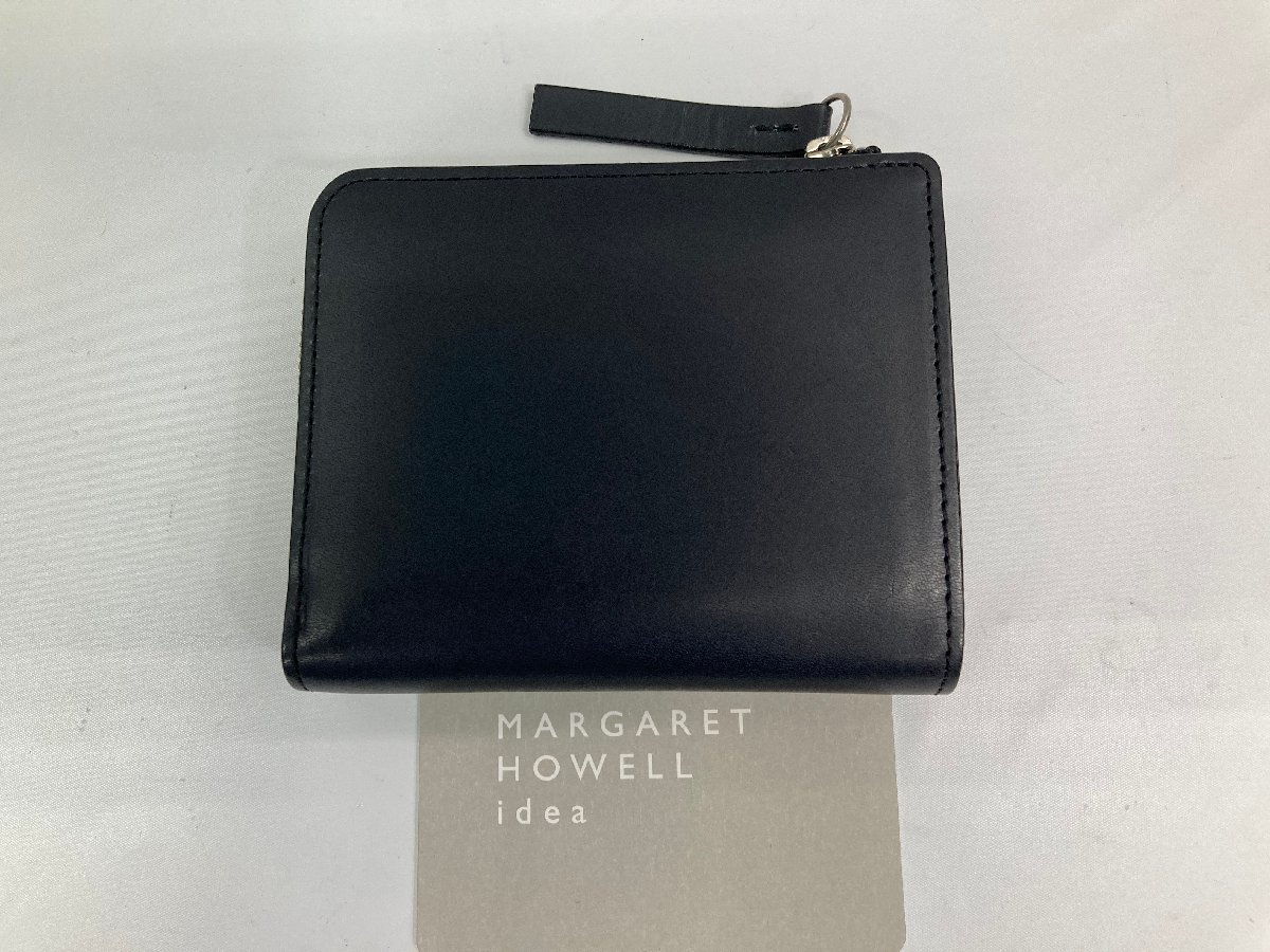 2つ折財布　ウオレット　Ｌ字ジップ　コインケース付　黒　英国MARGARET　HOWELL★未使用格安！_★共通イメージ写真