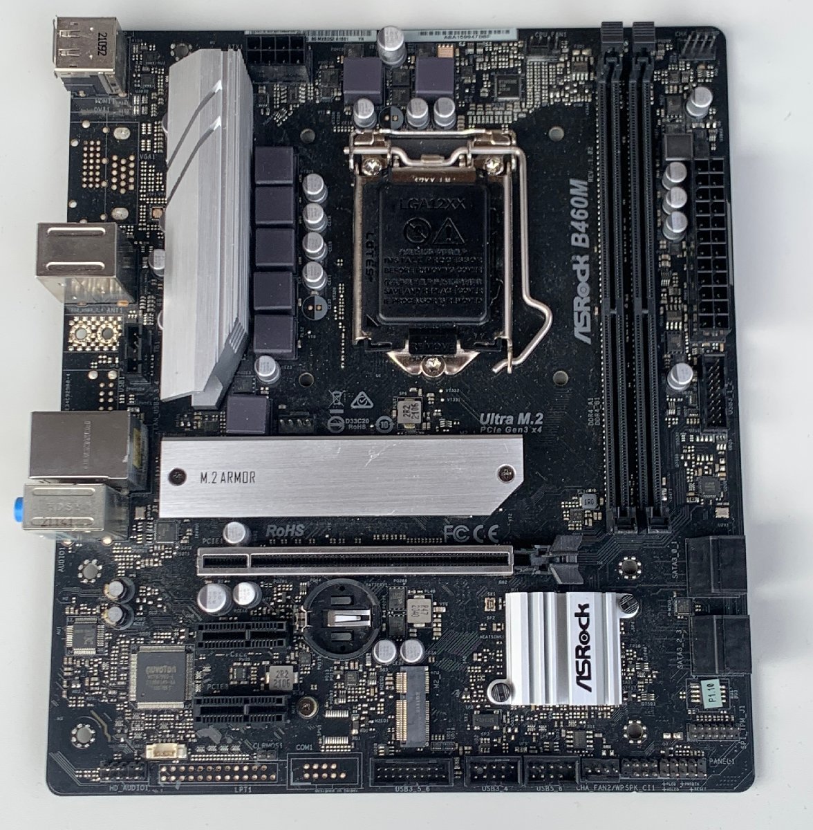 【ジャンク】B460 MicroATX マザーボード 3台 / ASRock B460M / B460M Pro4 / ASUS B460M-AJ / LGA1200_画像8