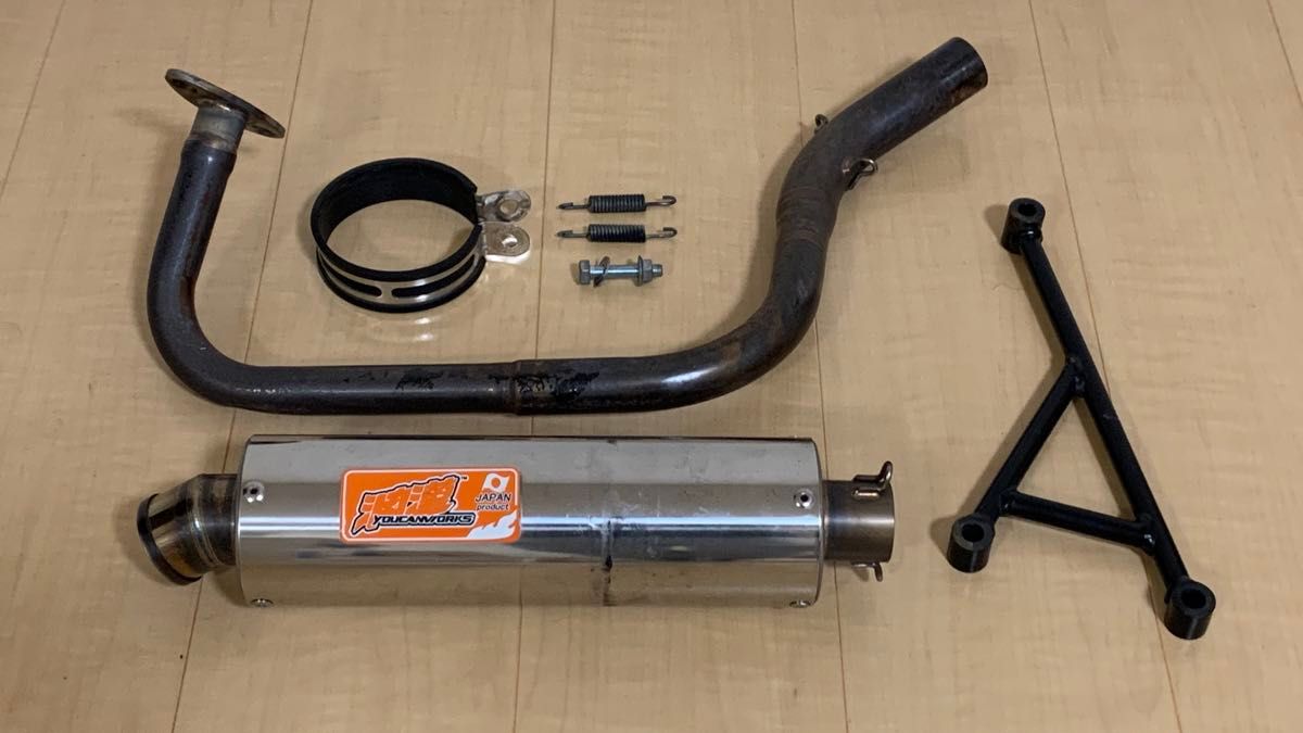 【中古】アドレス 油漢 レーシングマフラー V125 V125G V125S マフラー uk-060