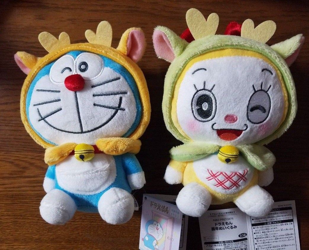 ドラえもん ぬいぐるみ 辰年ぬいぐるみ ドラえもん & ドラミ ドラえもん ぬいぐるみ 辰年ぬいぐるみ ドラえもん & ドラミ