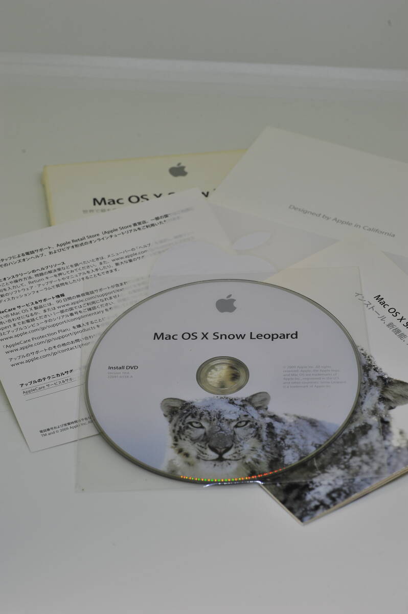 ■Mac OS X v10.6 Snow Leopard MC223 J/A　〜　スノーレパード　インストールDVD製品版【USED】※送料無料_画像1