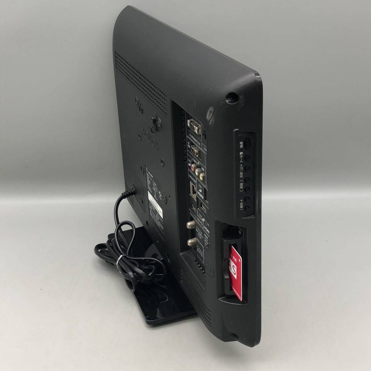 SHARP シャープ 液晶カラーテレビ AQUOS アクオス 19V型 LC-19K7 黒 ブラック モニター TV 19インチ リモコン GA995WJSA 付き 動作確認済み_画像3