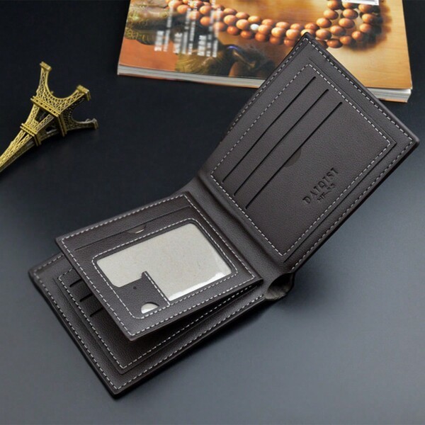 メンズ アクセサリー 財布orカードケース メンズ財布 短財布 コインケース付き カジュアル 軽量 多機能 カード収納 プレイド柄_画像3