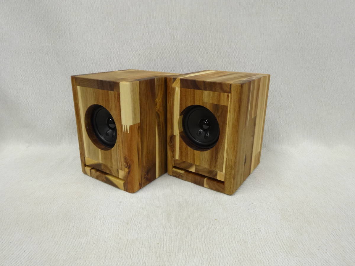 ABS8-S24*Hand Made Speaker / Akashi a ламинированная древесина t15mm [BS-8]Style автобус зеркальный акустическая система & SPL 3in FR единица 