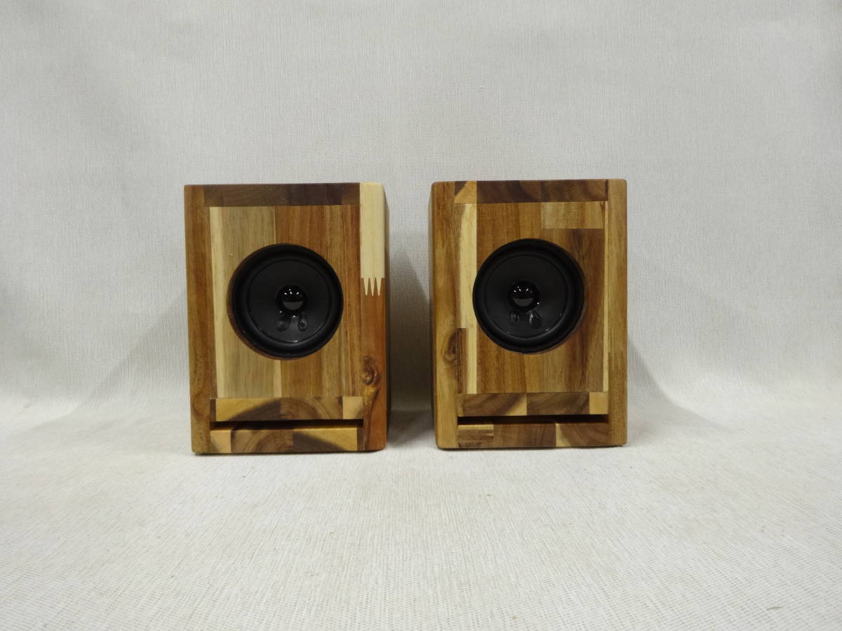 ABS8-S24*Hand Made Speaker / Akashi a ламинированная древесина t15mm [BS-8]Style автобус зеркальный акустическая система & SPL 3in FR единица 