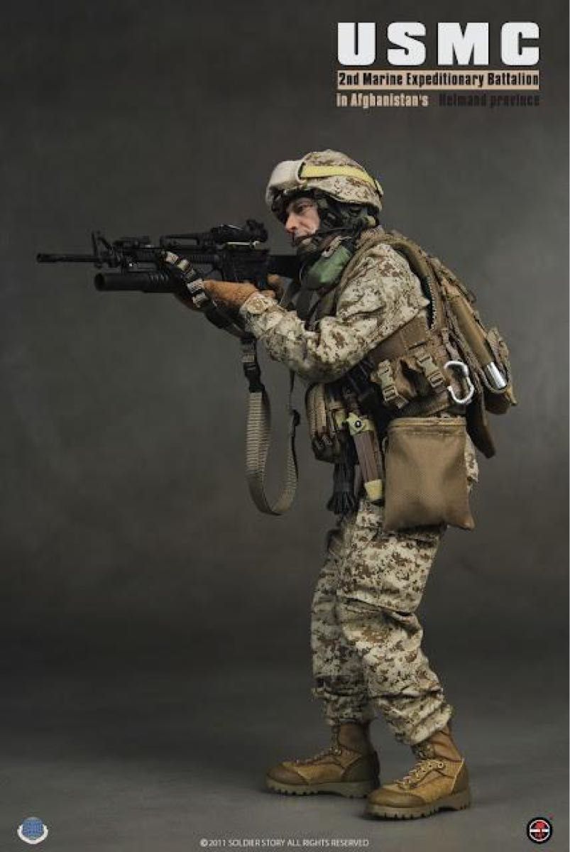 soldier story 1/6 フィギュア　ミリタリー　装備　武器　兵士　銃　ソルジャーストーリー　ホットトイズ　海兵隊　軍人