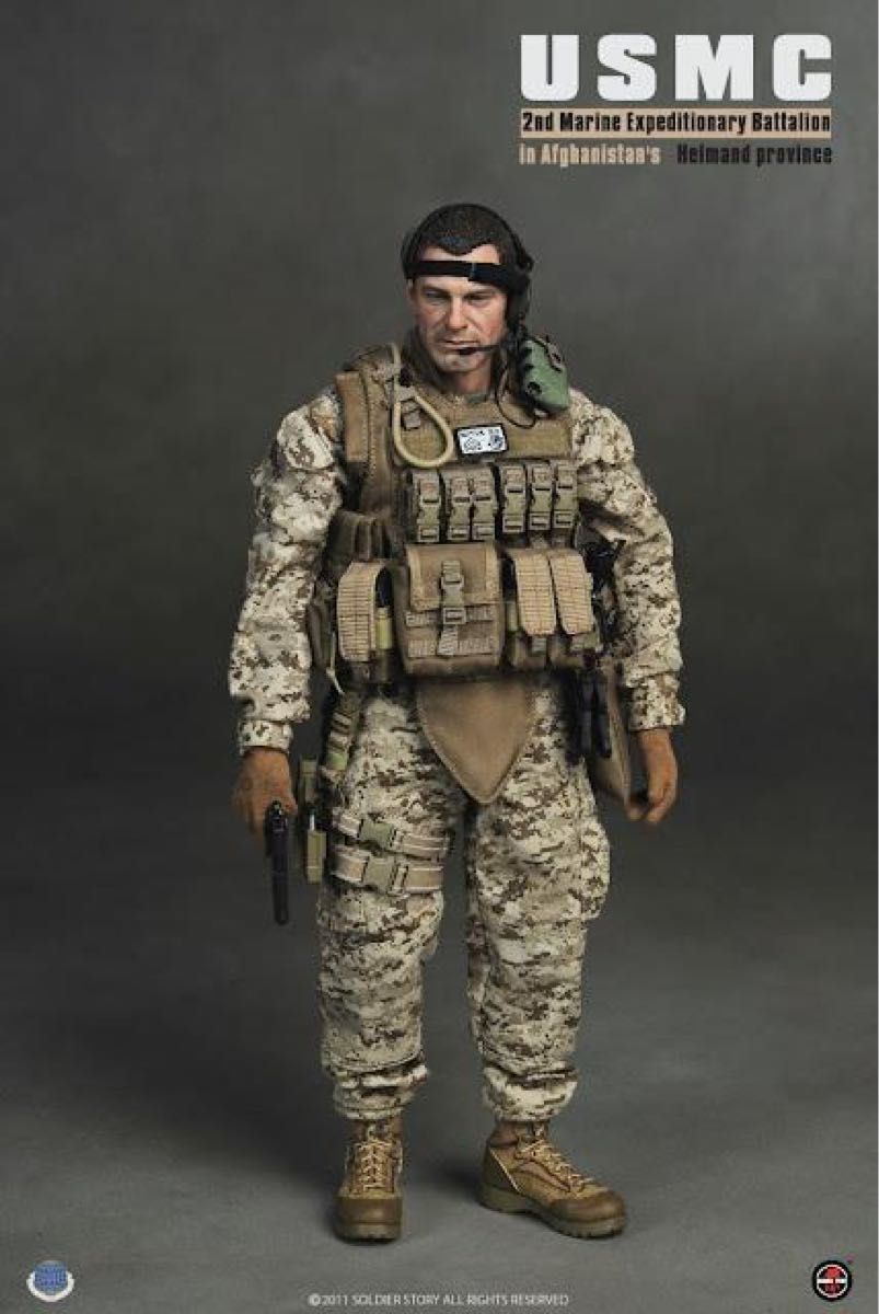 soldier story 1/6 フィギュア　ミリタリー　装備　武器　兵士　銃　ソルジャーストーリー　ホットトイズ　海兵隊　軍人