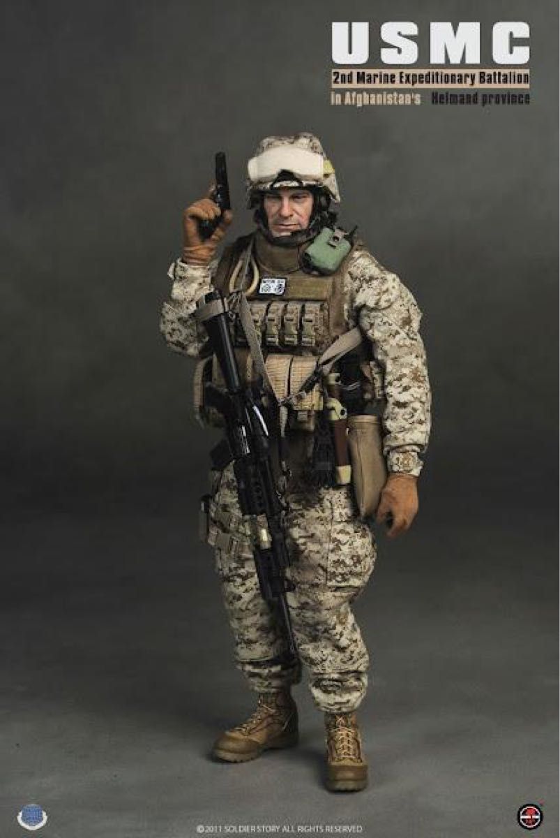 soldier story 1/6 フィギュア　ミリタリー　装備　武器　兵士　銃　ソルジャーストーリー　ホットトイズ　海兵隊　軍人