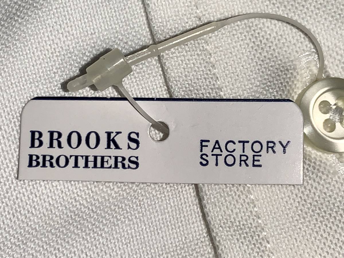 BROOKS BROTHERS 長袖 オックスフォード BD シャツ L 白 未使用品_画像4