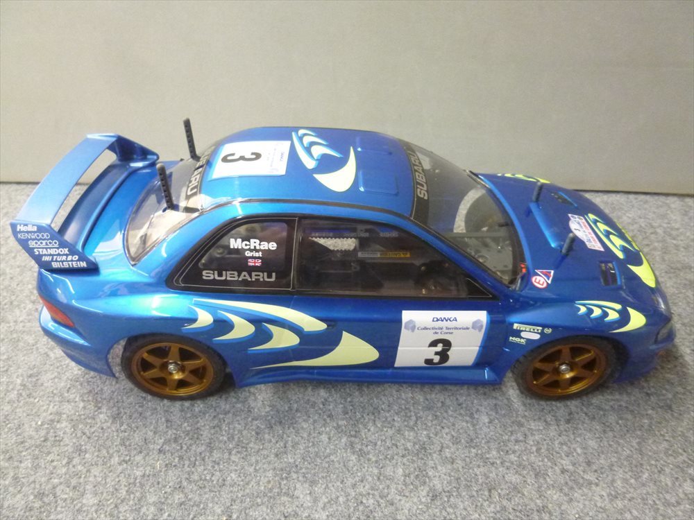 タミヤ　1/10　TA03F　スバルインプレッサWRC（メカ無し　巣組）現状渡し　委託品_画像2