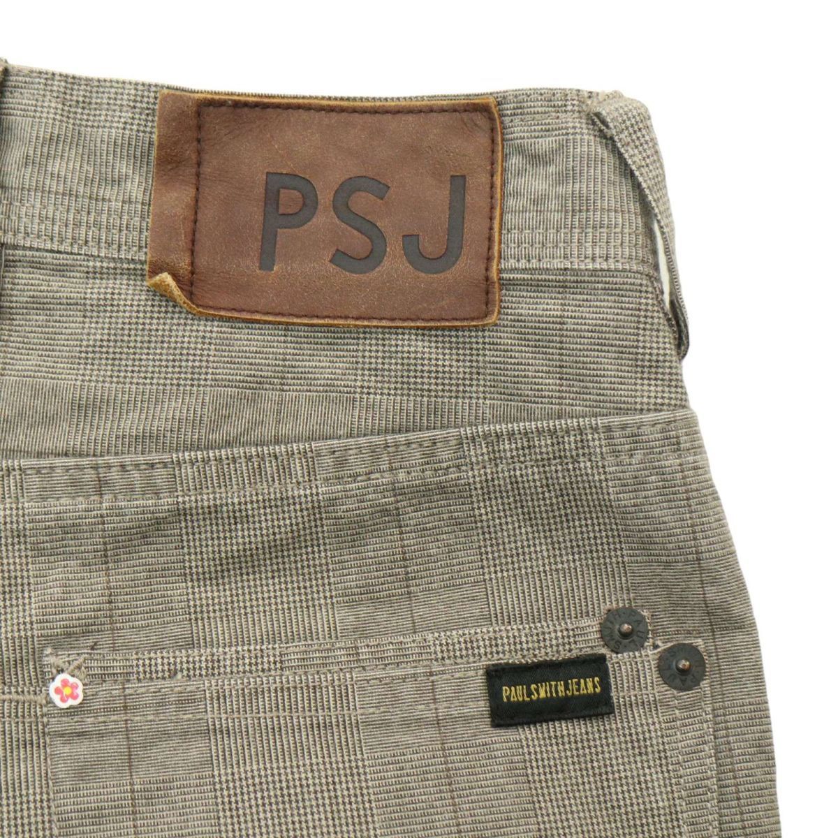 Paul Smith JEANS ポールスミス ジーンズ 通年 グレンチェック★ コットン パンツ Sz.M　メンズ　A4B00663_2#R_画像7