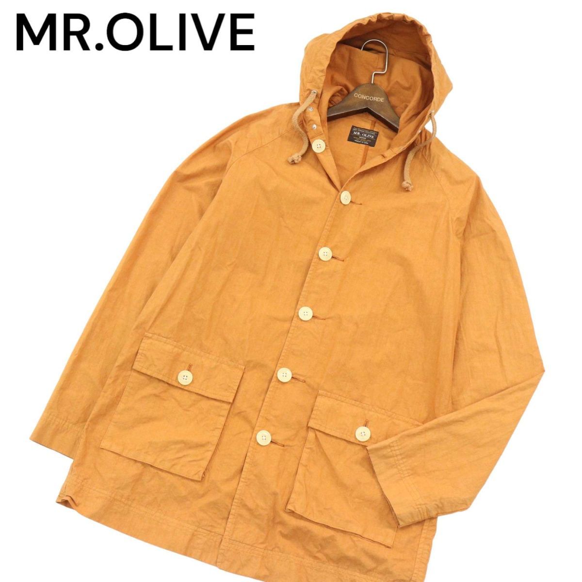 MR.OLIVE ミスターオリーブ 通年★ コットン マウンテンパーカー ジャケット Sz.M　メンズ 日本製　A4T01106_2#O_画像1