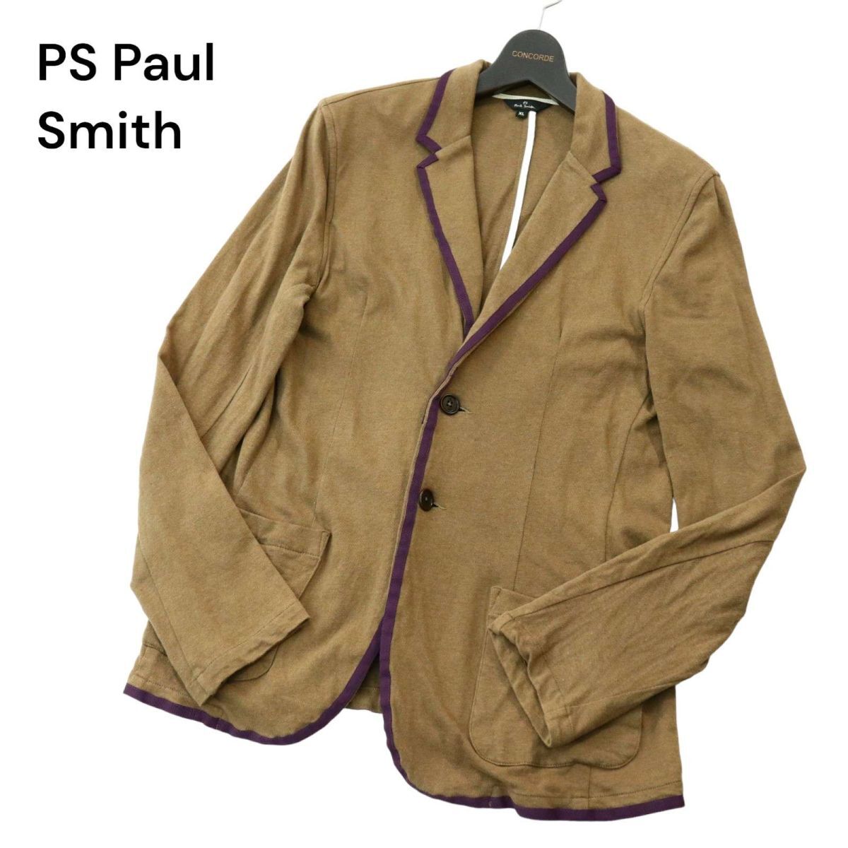 PS Paul Smith Paul Smith весна лето лен linen.* трубчатая обводка cut tailored jacket Sz.XL мужской большой размер A4T01471_2#M