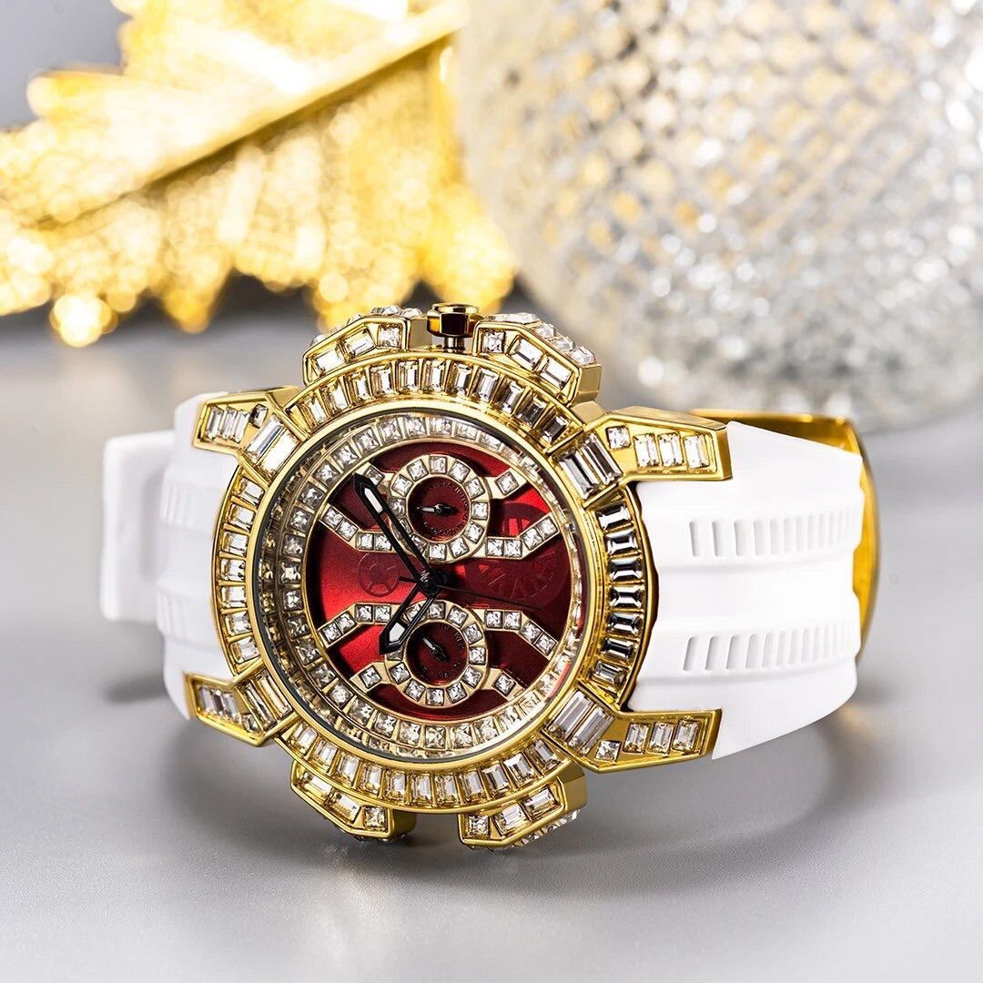 【日本未発売 アメリカ価格30,000円】MISSFOX 高級腕時計 18kゴールド ラグジュアリー腕時計 メンズ腕時計 ブランド