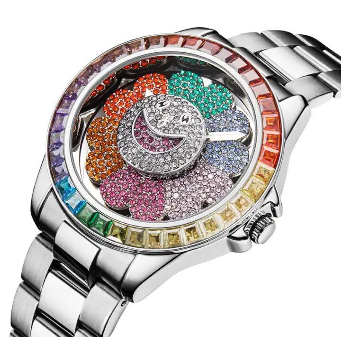 【日本未発売 アメリカ価格30,000円】MISSFOX ウブロオマージュウォッチ メンズ腕時計 高級腕時計 クォーツムーブメントの画像1