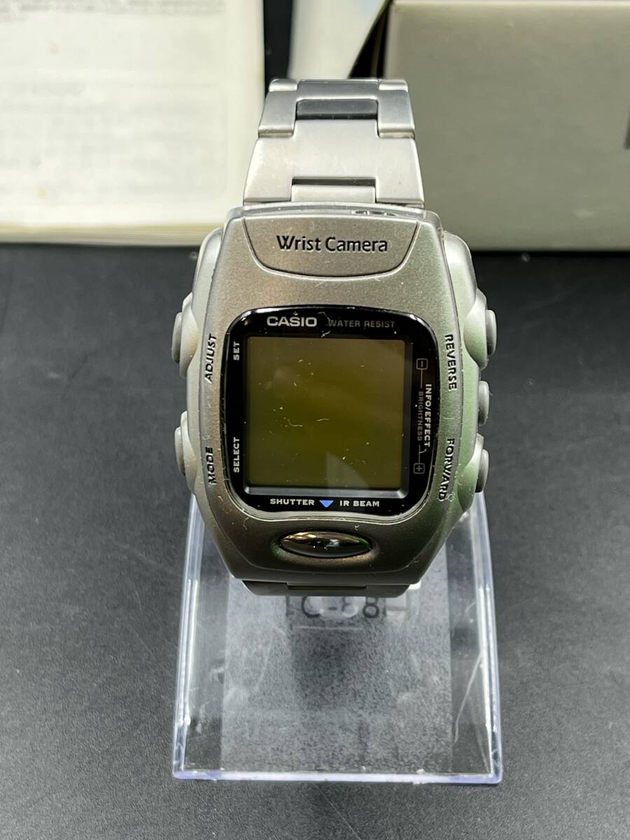 CASIO カシオ 腕時計 リスト カメラ WRIST CAMERA WQV-2D-8JR デジタル 赤外線 箱・説明書付き 電池交換済み 稼働品 現状品 B3725-3_画像2