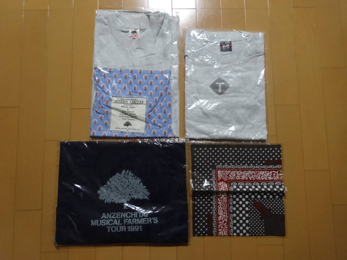 安全地帯　玉置浩二　Tシャツ ２枚　エプロン 1枚 ハンカチ １枚 _画像1