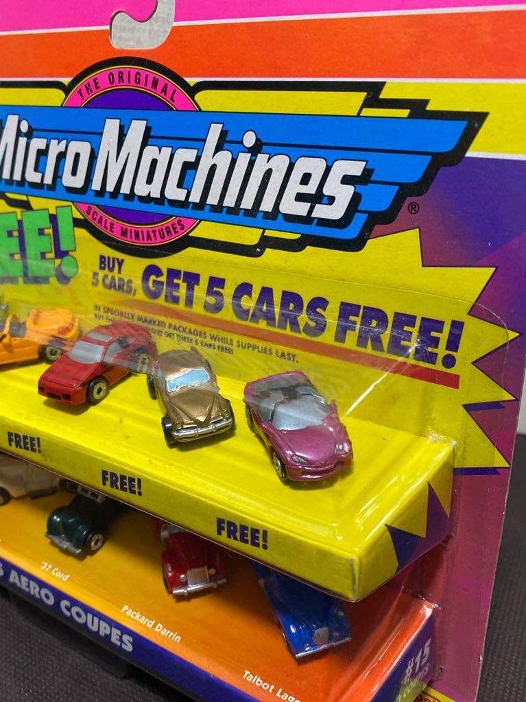 galoob Micro Machines U.S. #15AERO COUPES 希少！_画像4