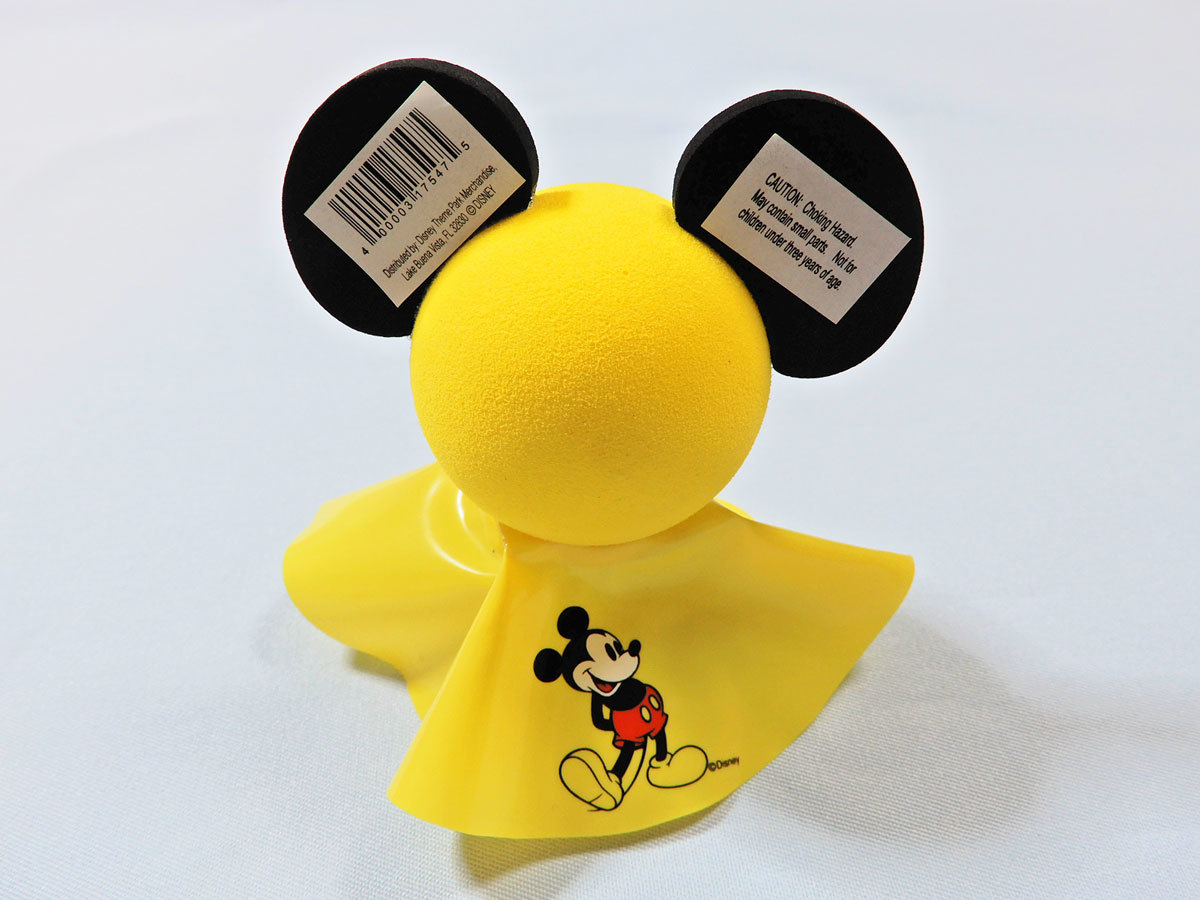 LAのディズニーランドで購入 てるてる坊主？黄色い雨合羽可愛いミッキーマウス Antenna Ball アンテナボール 長期保管 コレクション放出！_画像2