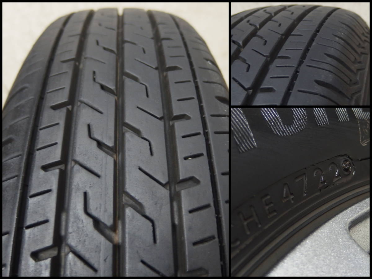 MANARAY SPORT 10本スポーク + BRIDGESTONE ECOPIa R710A 145/80R12 80/78N 4本セット 軽トラック、軽バン_画像7