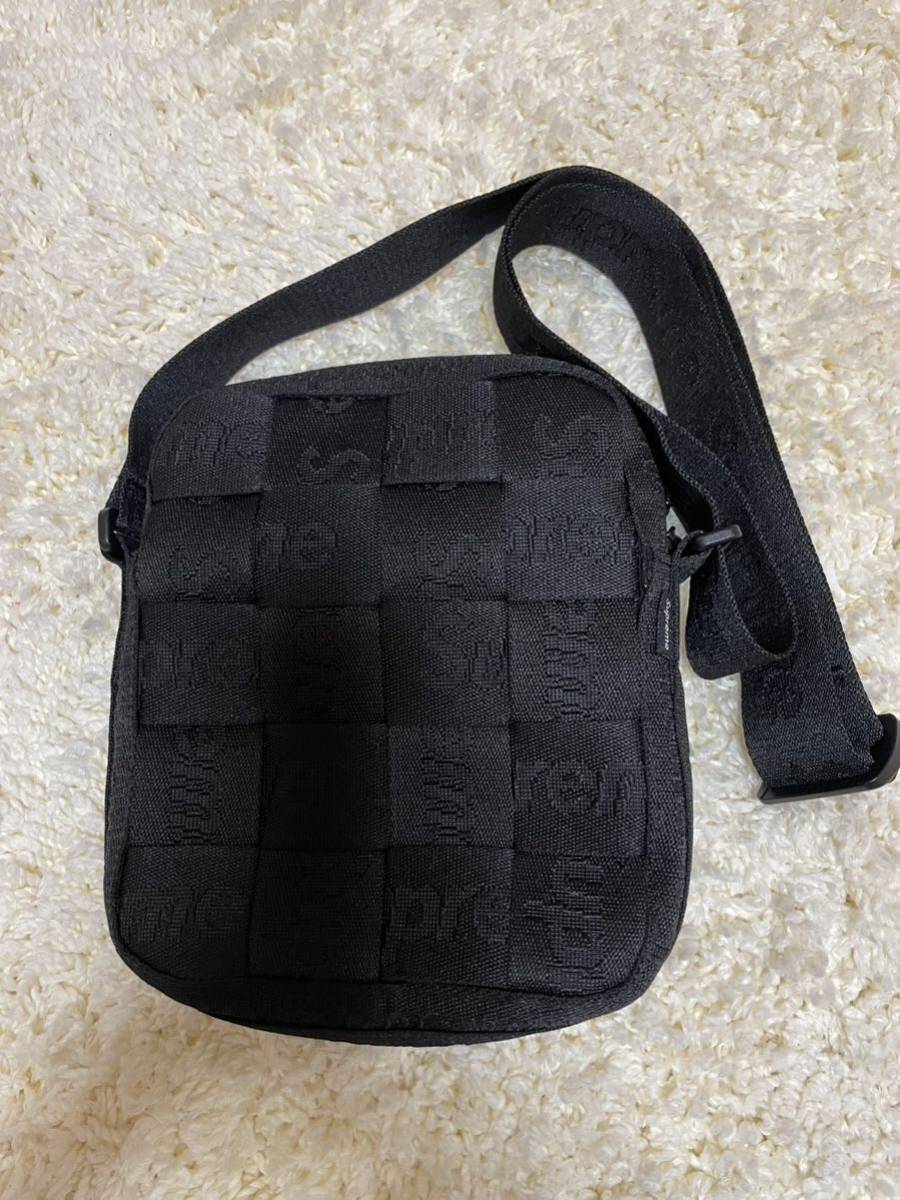 【国内正規品】Supreme 23SS Woven shoulder Bag シュプリーム ウーブン ショルダーバッグ ブラック 黒_画像1