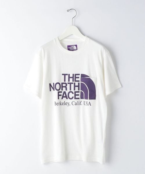 新品 L 白 THE NORTH FACE PURPLE LABEL ノースフェイス パープルレーベル ナナミカ nanamica 半袖 ロゴ Tシャツ ポケット 胸 tee 登山 48_画像1