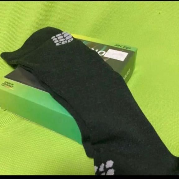 cep compression socks melino wool recovery - socks new goods unused sport knee-high socks 
