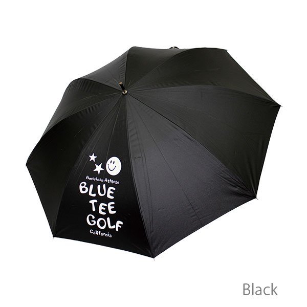 ●1③送料無料【ブラック】ブルーティーゴルフ 【晴雨兼用ワンタッチアンブレラ】【AC-021】BLUE TEE GOLF _画像1