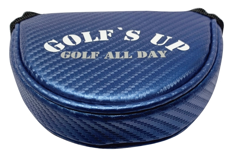 ■3送料無料:BMS【GOLF`S UP】ゴルフズ アップ 【ブルー：Bタイプ】マレット型パター用ヘッドカバー GMPC-003の画像4