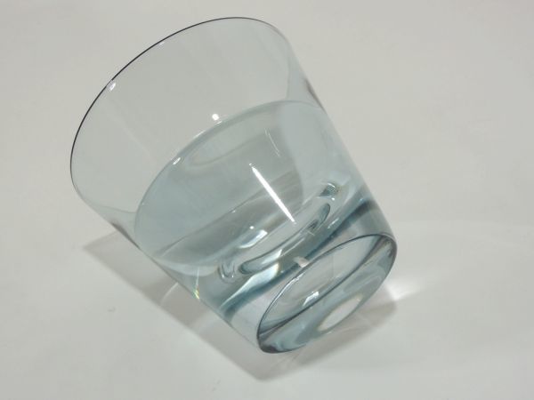 新品 未使用 BARNEYS NEWYORK バーニーズニューヨーク ガラス ロックグラス 2個セット グレー系 0305_画像7