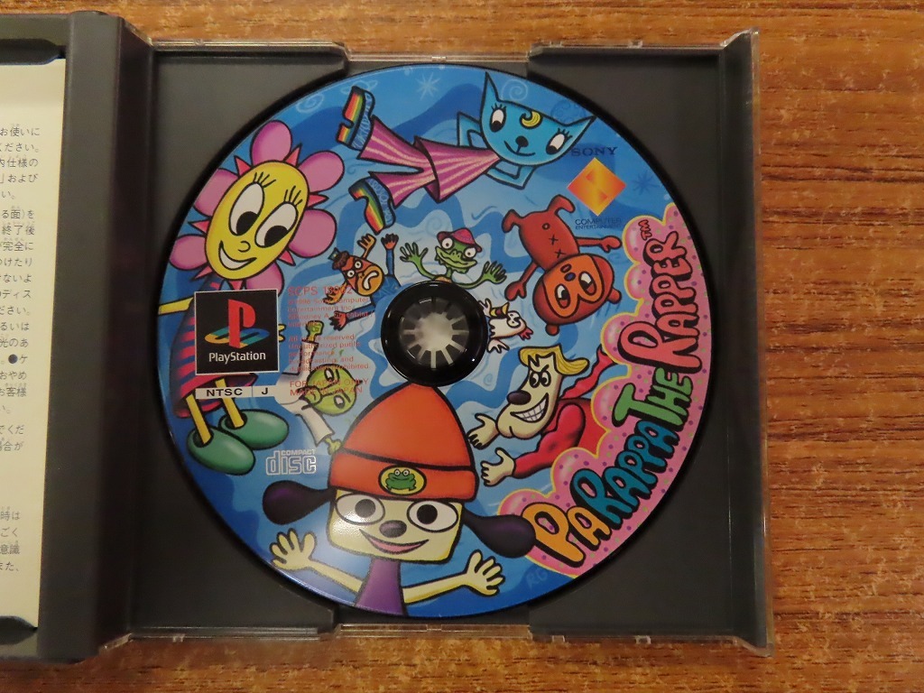 KMG3364★PS パラッパラッパー PARAPPA THE RAPPER ケース説明書付 起動確認済み 研磨・クリーニング済み プレイステーション_画像9