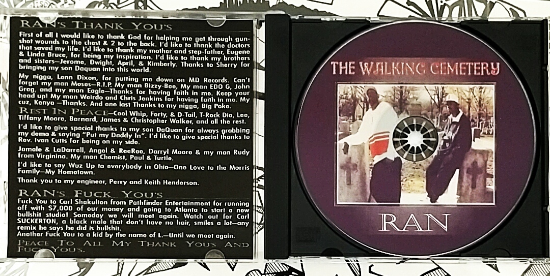 (CD) Ran － The Walking Cemetery / G-rap / G-luv / Gangsta / HipHop / Gラップ / ギャングスタ / ウェッサイ / ヒップホップの画像3
