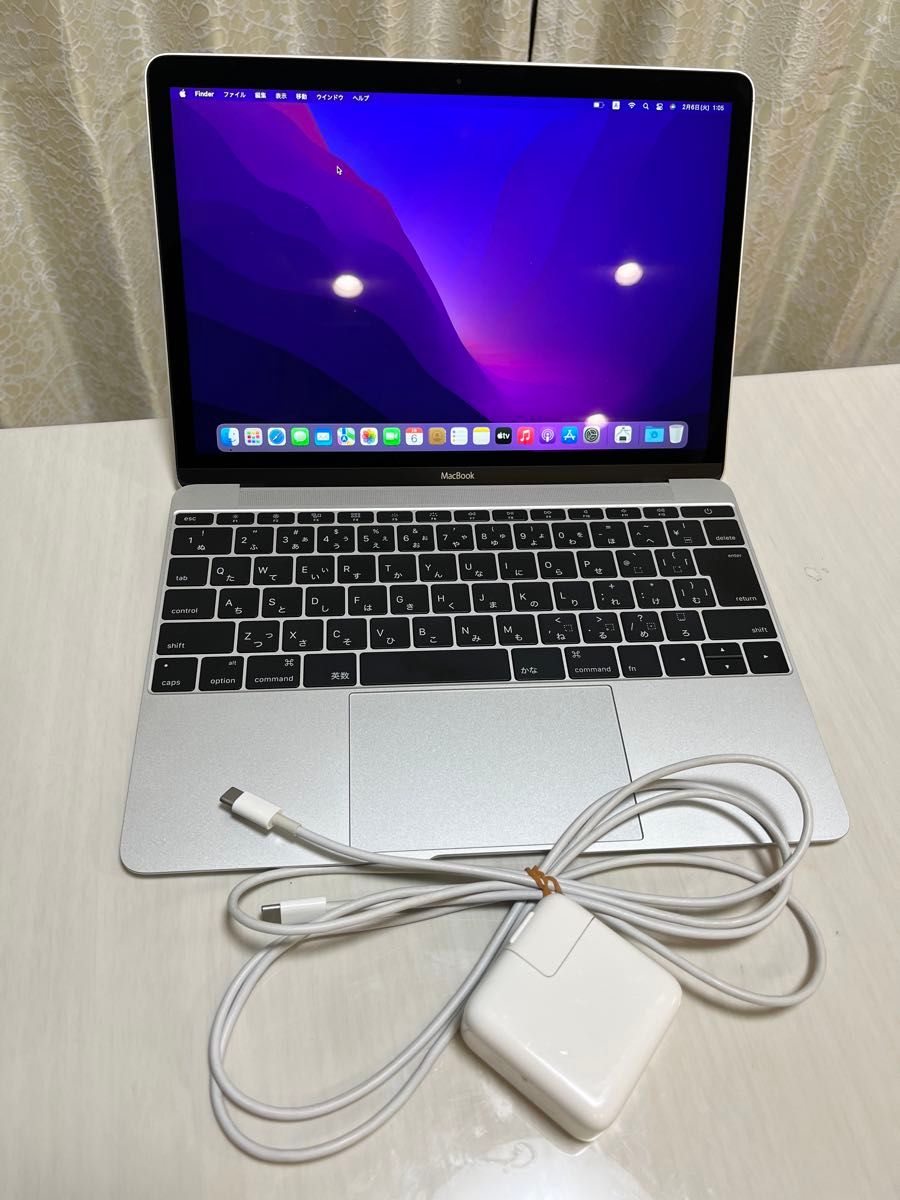 値下げ　美品　Apple MacBook 2016 12インチ 充放電83回