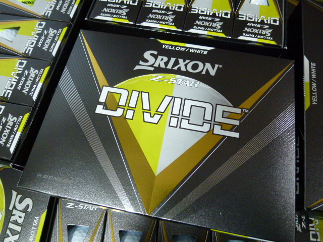 ◆4ダース！2023年！最新◆SRIXON/スリクソン/日本正規品 NEW Z-STAR DIVIDE/イエロー×ホワイト/01・02・03・04◆松山秀樹！_画像2