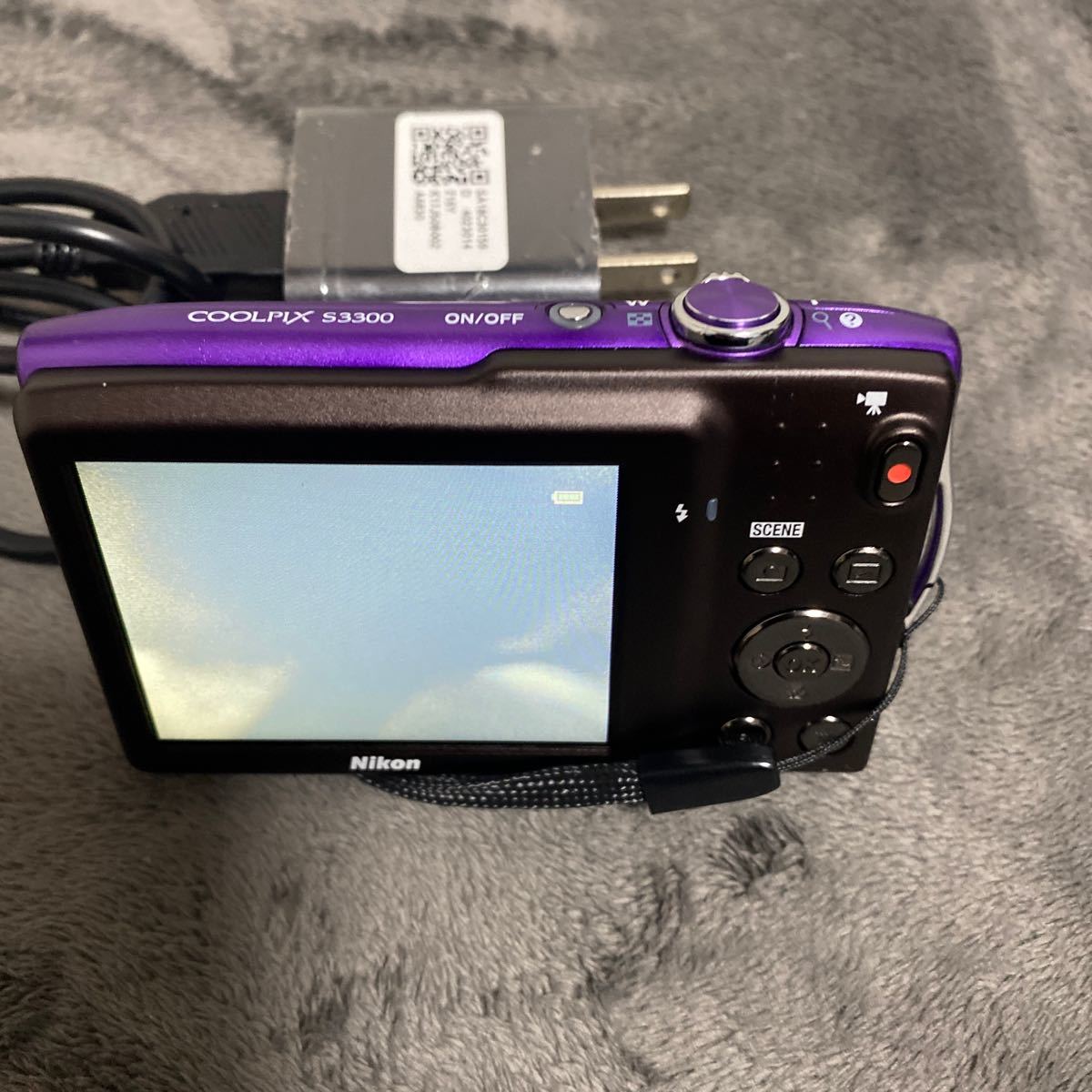 ★作動品！ニコン Nikon COOLPIX S3300 クールピクス コンパクト デジタルカメラ！_画像5