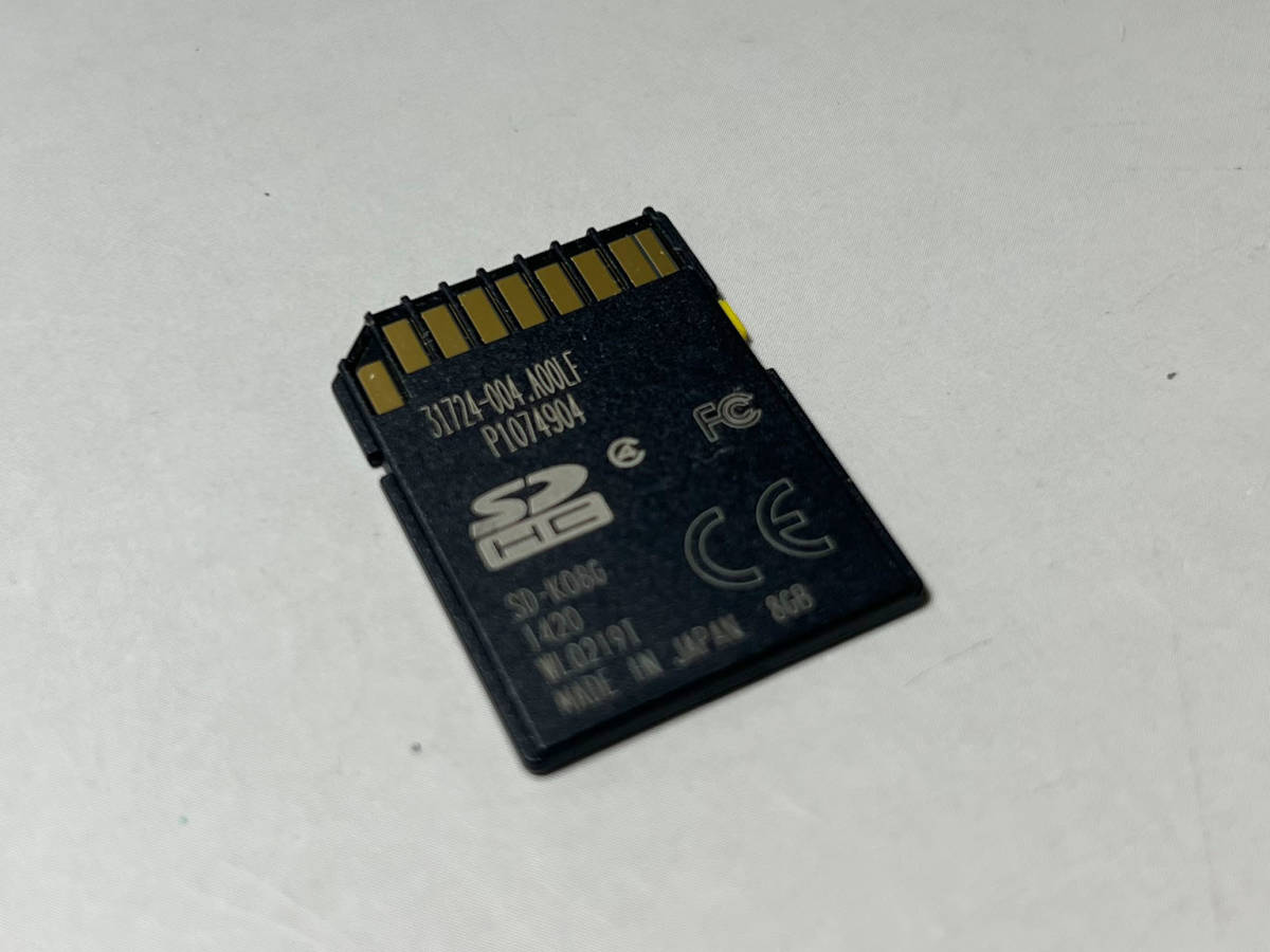 *SD card Kingston SDHC 8GB SD-K08G Class4 control number [F1-D053]*