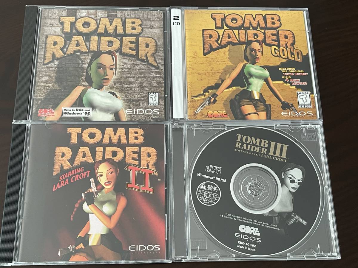 TOMB RAIDER, TOMB RAIDER GOLD, TOMB RAIDER II, TOMB RAIDER III ４ゲームセット EIDOS_画像4